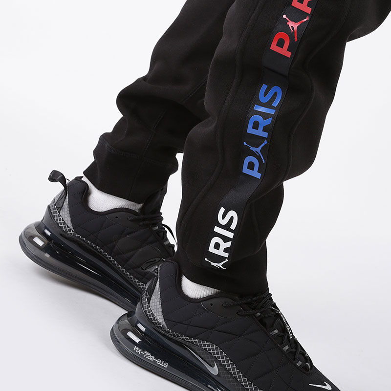 мужские черные брюки Jordan Paris Saint-Germain Fleece Pant BQ8348-011 - цена, описание, фото 3
